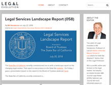 Tablet Screenshot of legalevolution.org